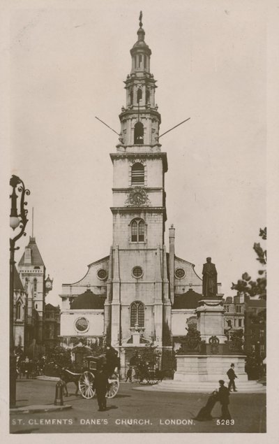 St Clements Danes Kirche, London von English Photographer